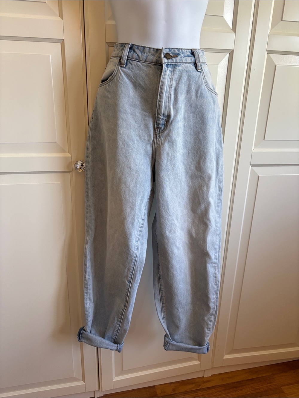 ROLLA'S High Rise Light Blue Baggy Jeans - Picture 5 of 14